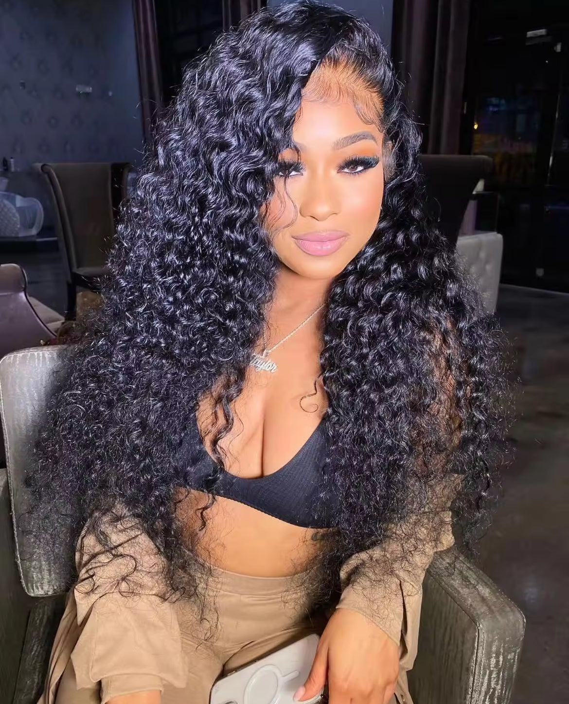 Deep Wave Curly Lace Frontal